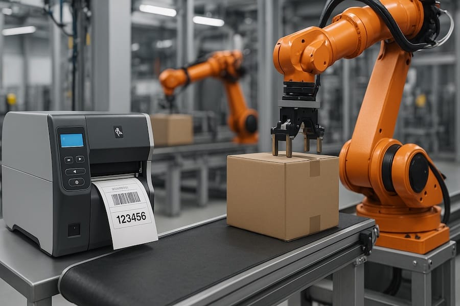 Drukarki etykiet w przemyśle 4.0